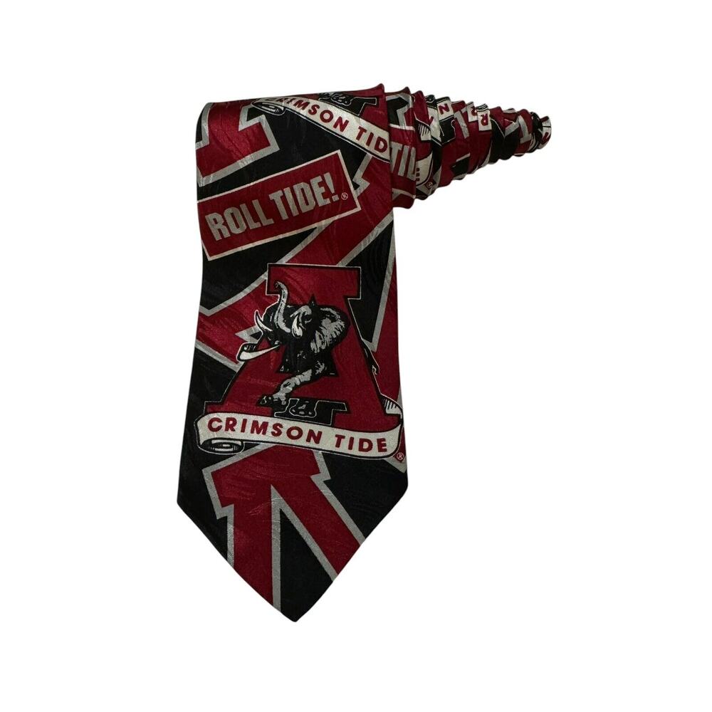 Ralph Marlin RM Sport University Of Alabama Roll Tide Crimson Tide 1994 Necktie